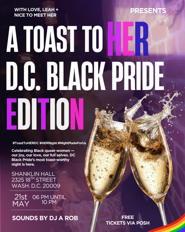 A Toast To HER: DC Black Pride Edition