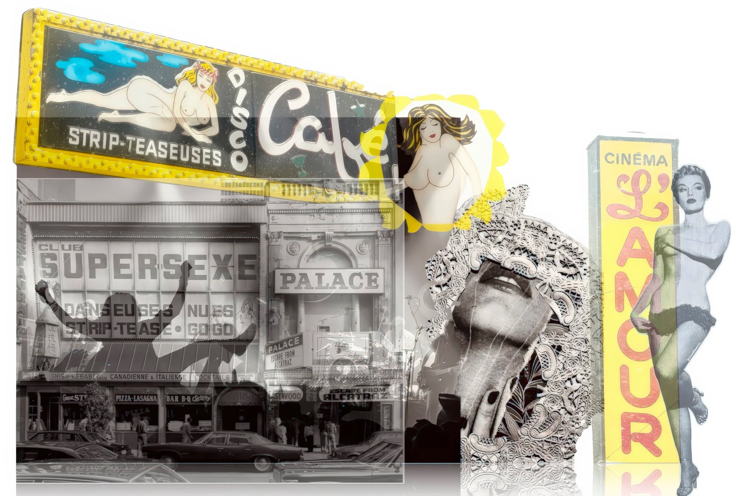 Sin City (24" x 36") 2026
Collage 
SOLD