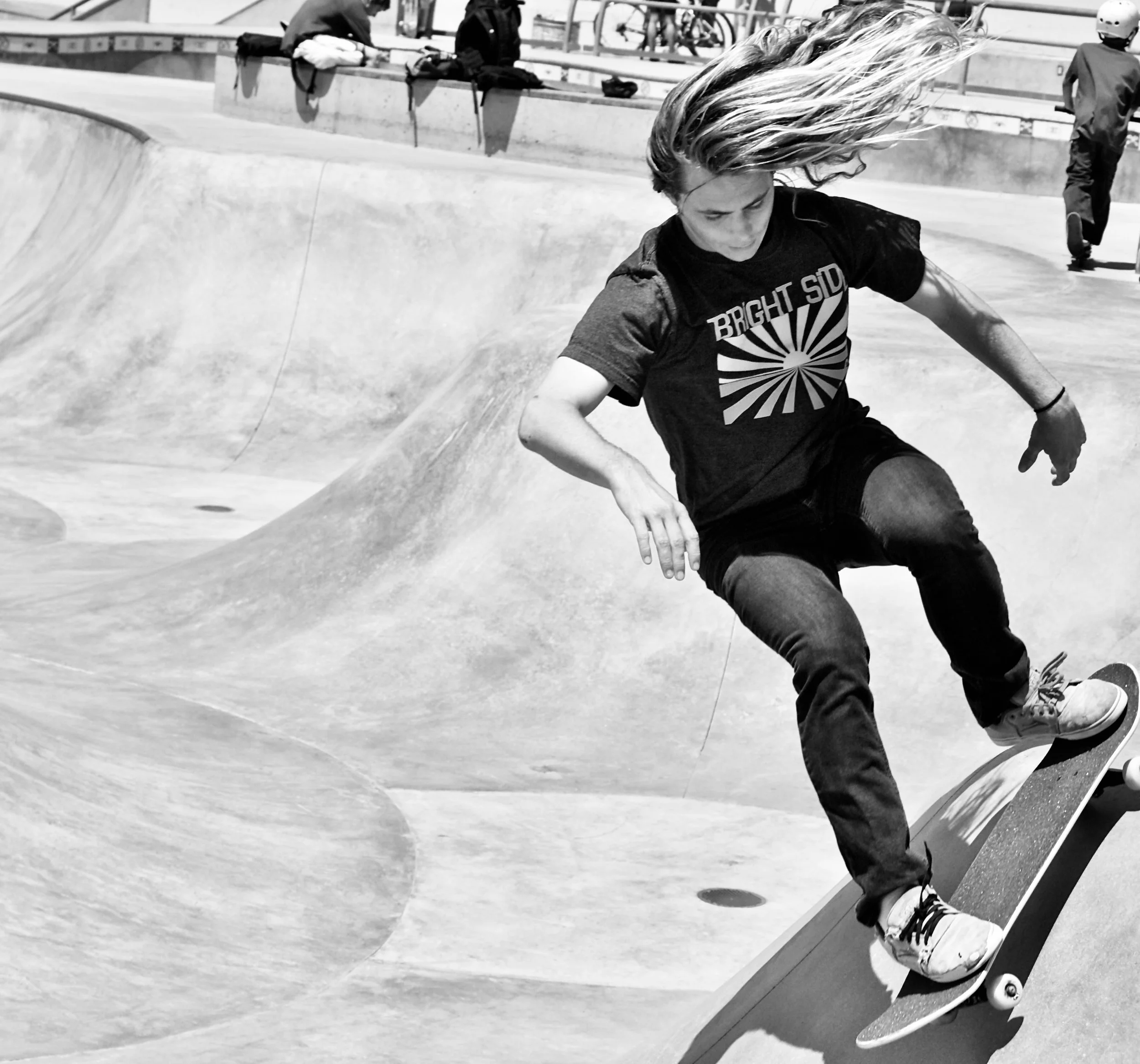 Dude in flow, Venice beach, USA