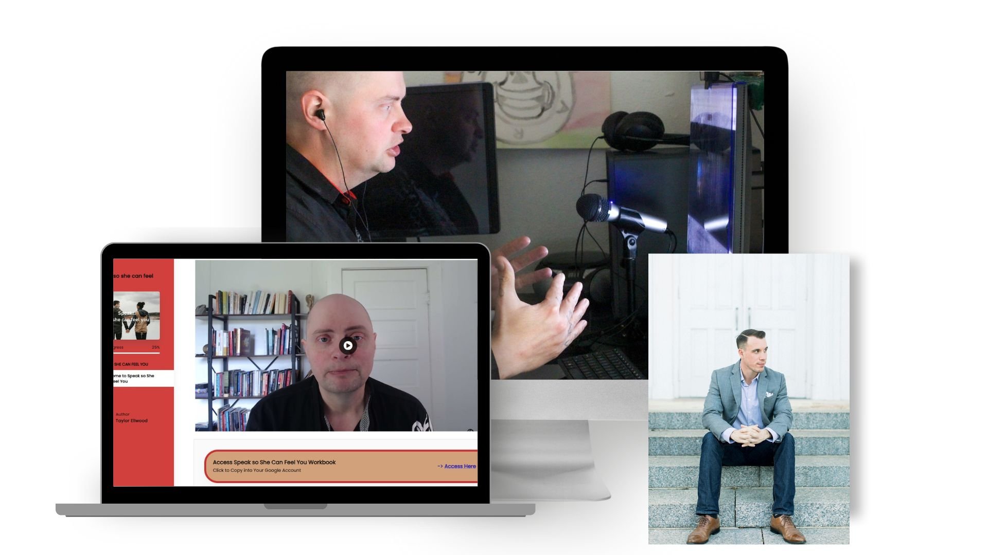 Speak so she can feel you