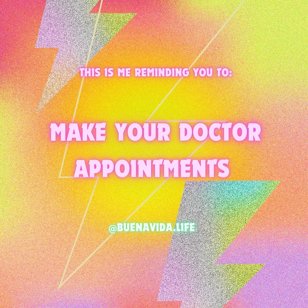 Baddies out here doing all the things often put their own health and well-being on the back burner&hellip;sound like anyone you know? 👀

Let&rsquo;s change that! 🤓

Make sure to KEEP YOUR CARE UP-TO-DATE by checking in with your trusted health care