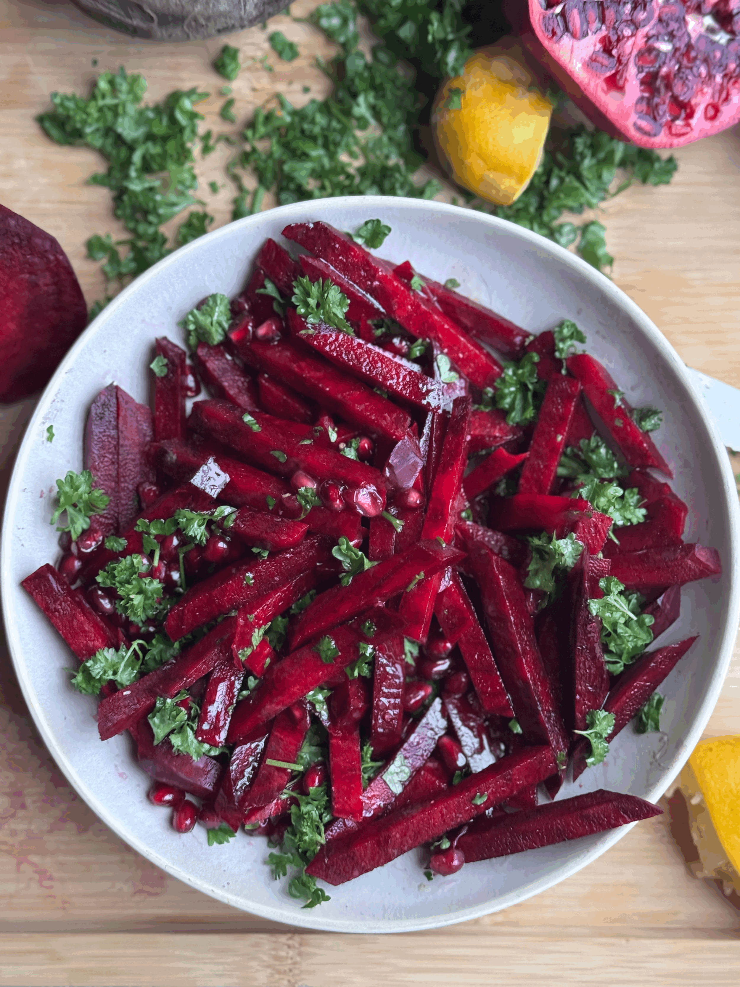 Járnríkt og einstaklega ferskt rauðrófusalat