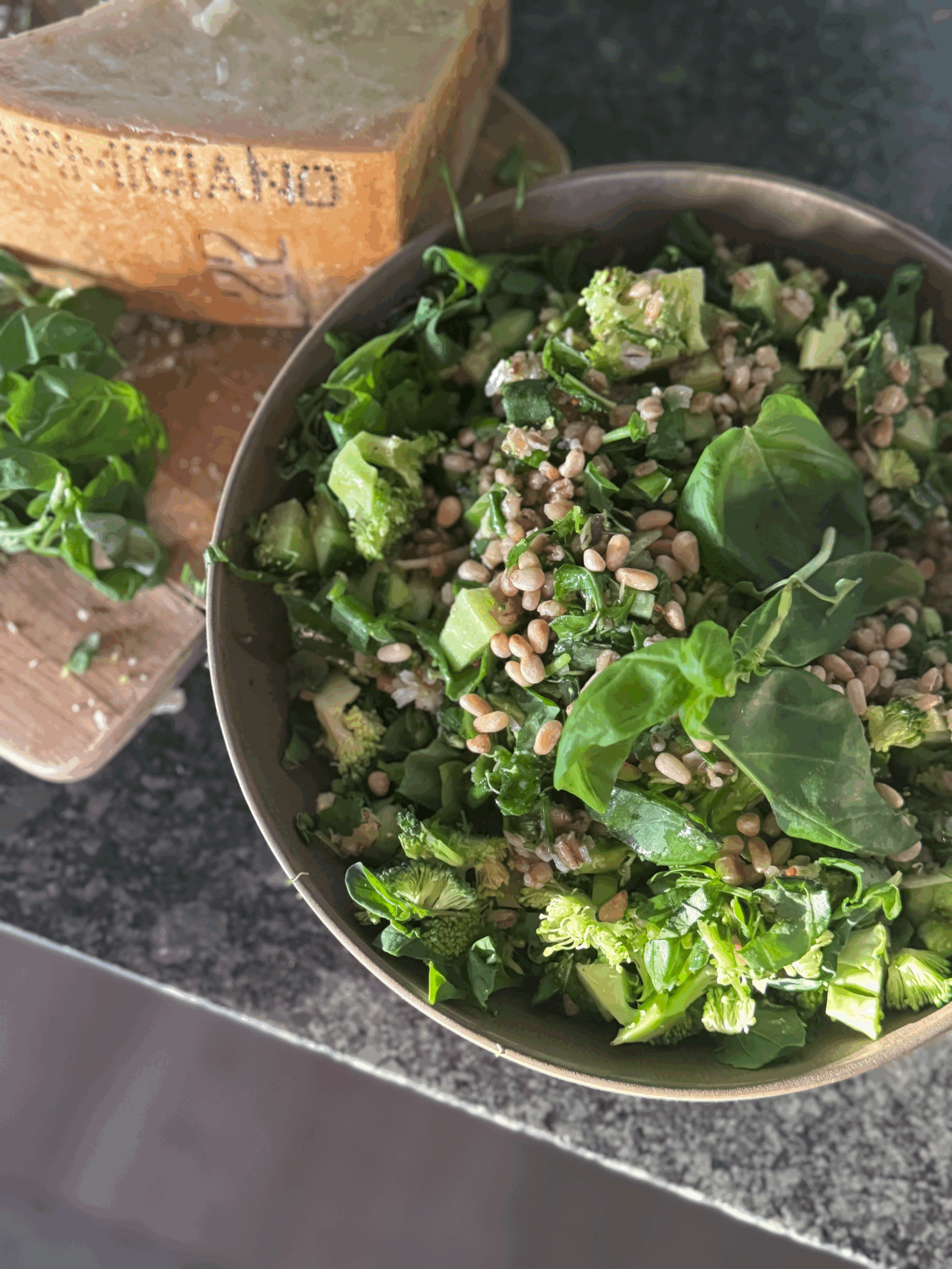 Grænt og vænt bankabyggsalat