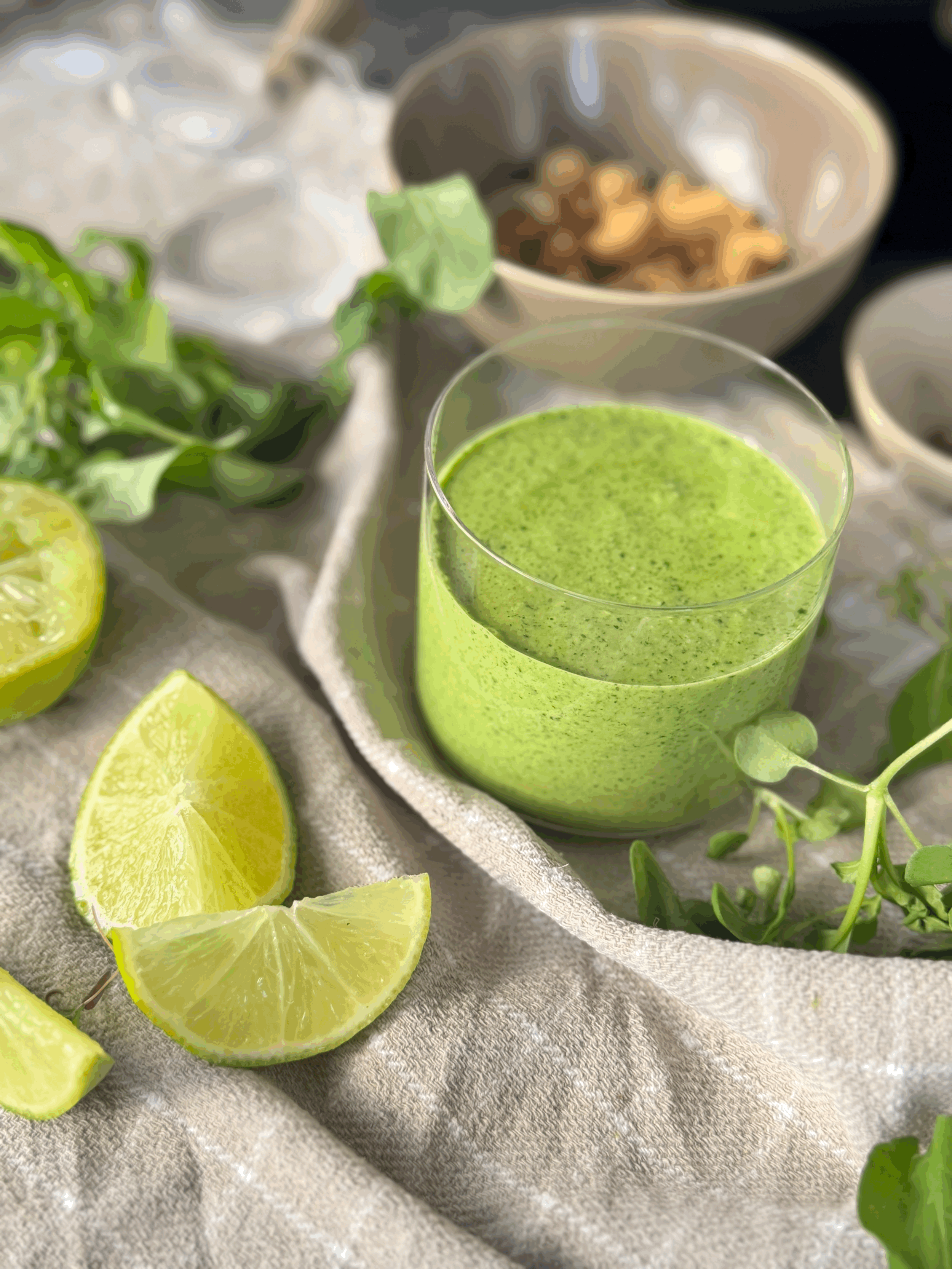 Creamy Kóríander &amp; klettasalat dressing