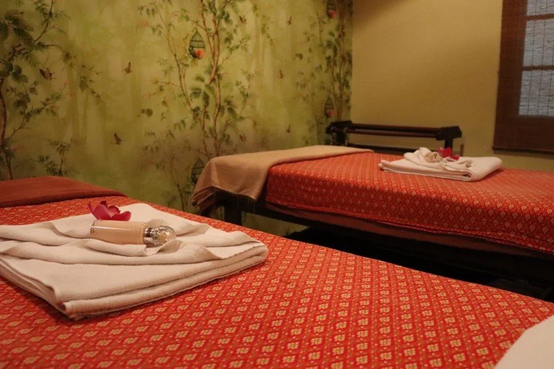 Two massage tables in Amaranth Spa & Massage