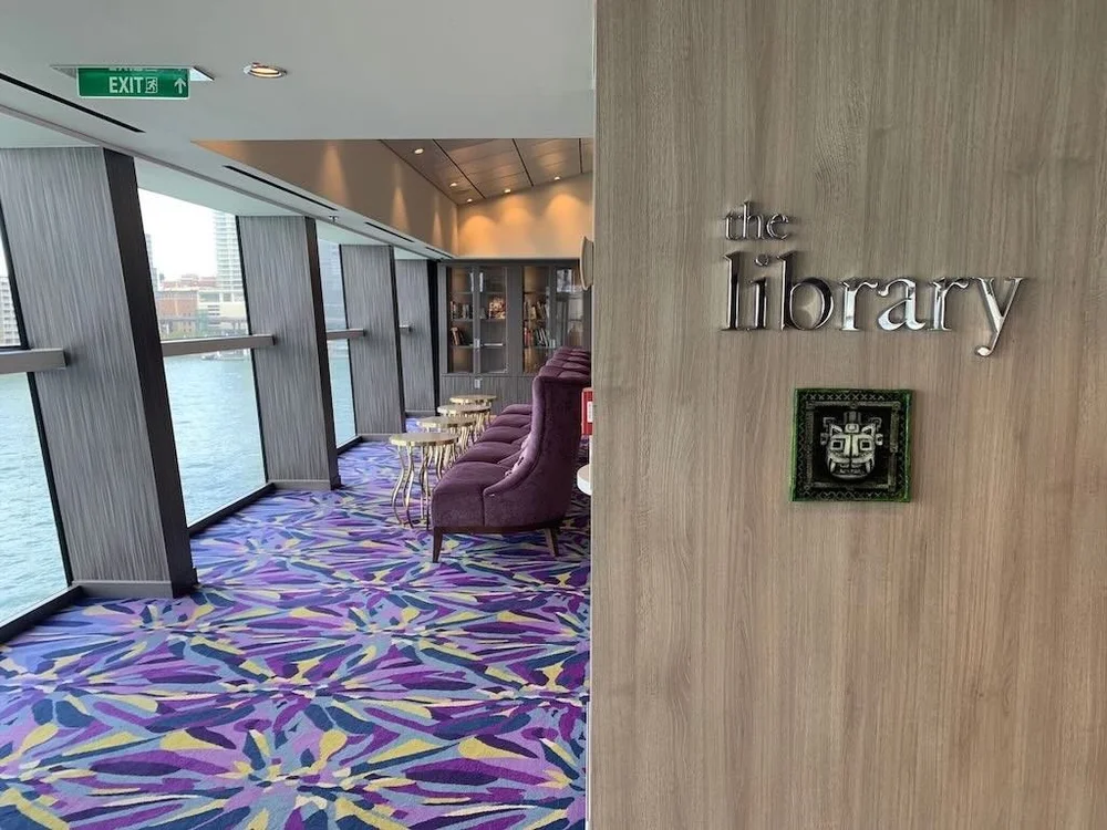 Library on Royal Caribbean’s Ovation of the Seas.
