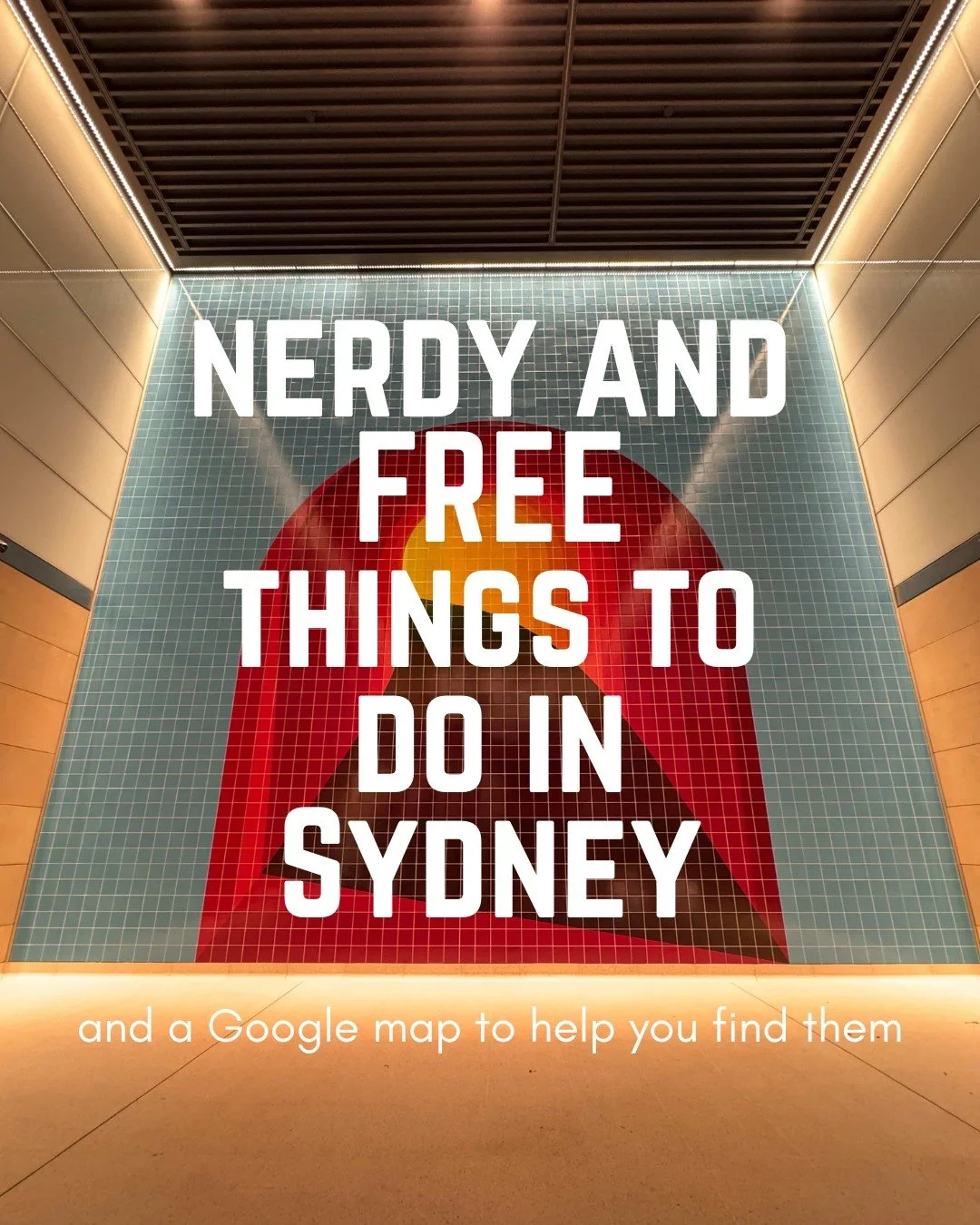 Sydney isn't all about packed surfing beaches and overpriced espresso martinis. There are plenty of nerdy and free things to do in Sydney. Here are some of our top picks

Gadigal Station - named one of the world's most beautiful passenger stations fo