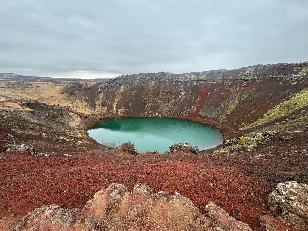 The Kerid Crater in Iceland