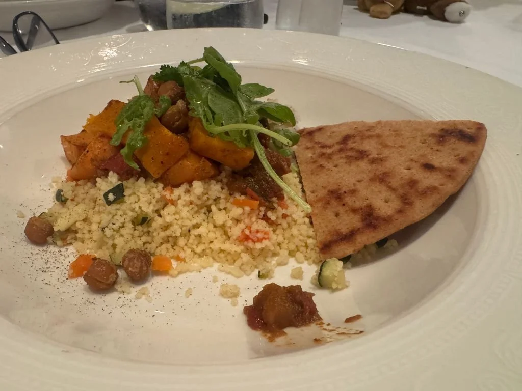 Disney Dream — Main Rotational Dining vegetarian meal