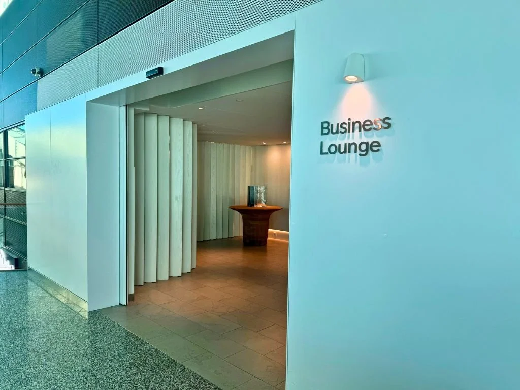 Entrance to Finnair Business Lounge at Helsinki-Vantaa Airport (HEL)