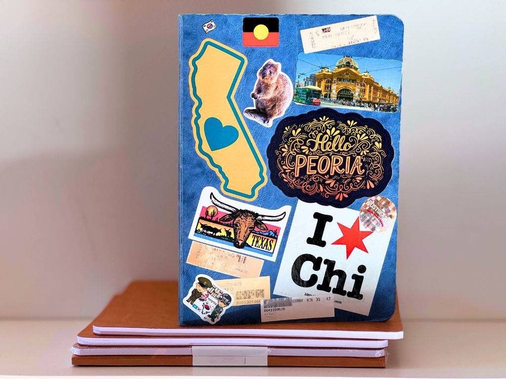 Stickers and scribbles: the joy of keeping a travel diary