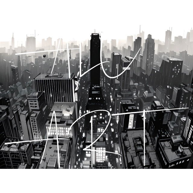 Above the city