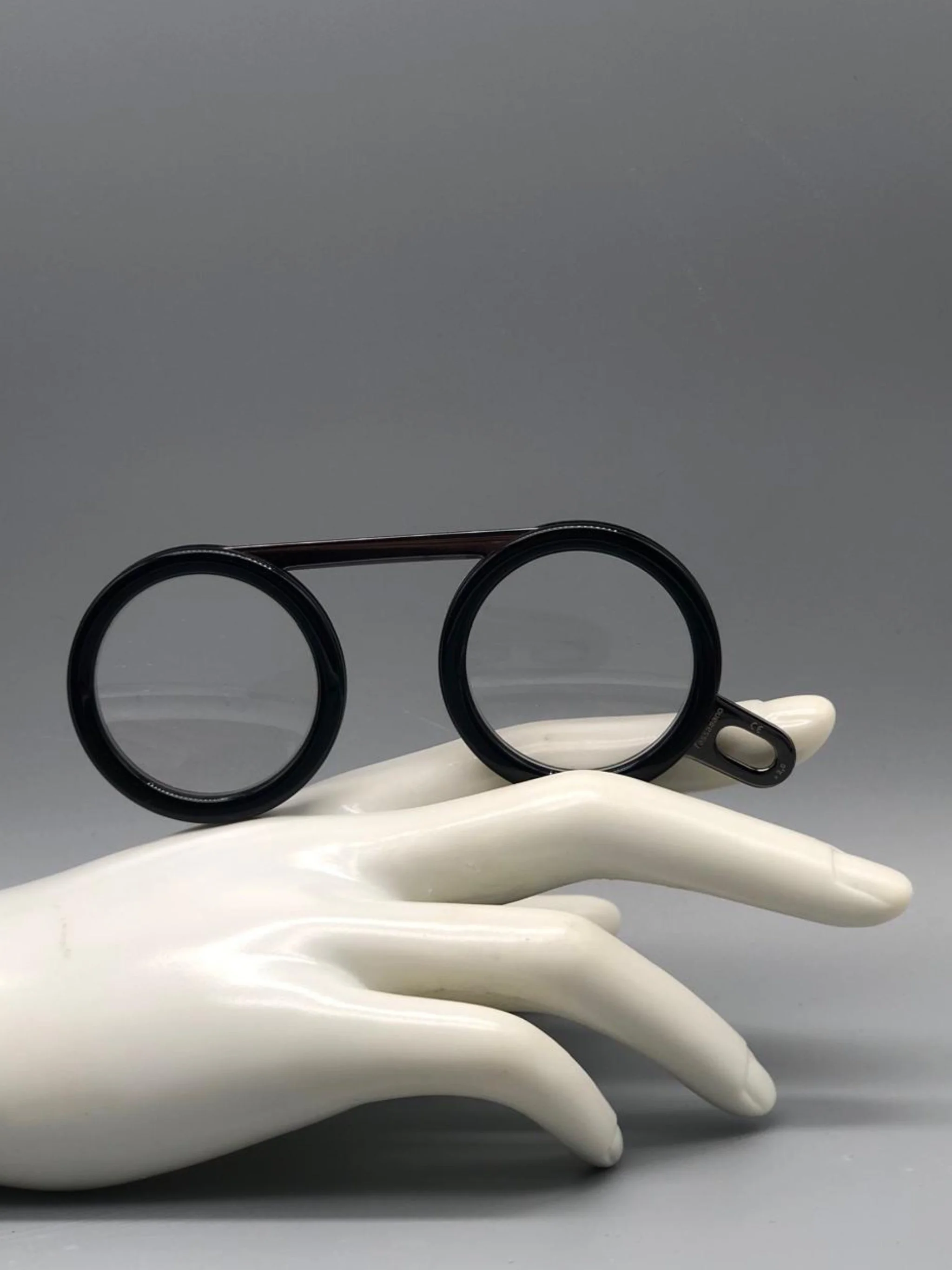 Fassamano black reading glasses, Crepundia Gioielli Bologna