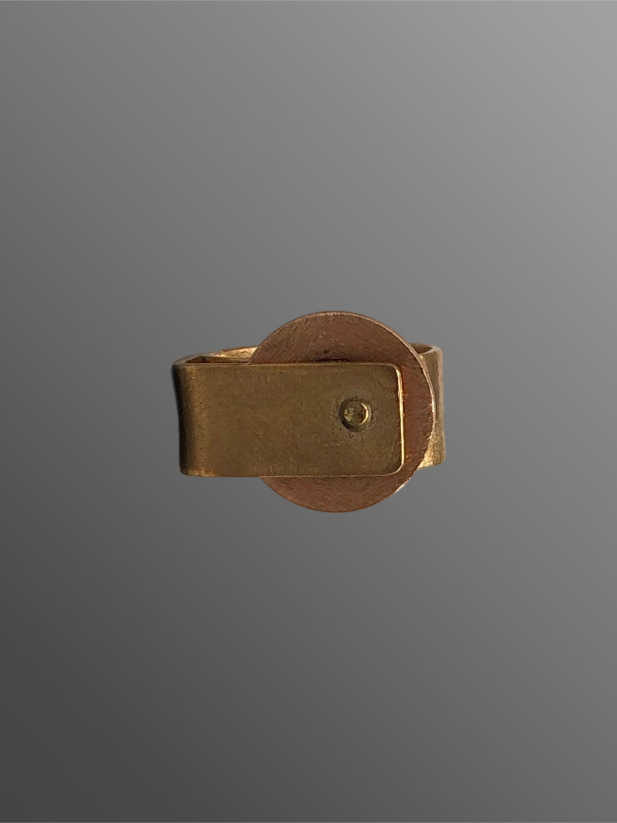 EL Gioielli Curve ring bronze Crepundia Gioielli Bologna