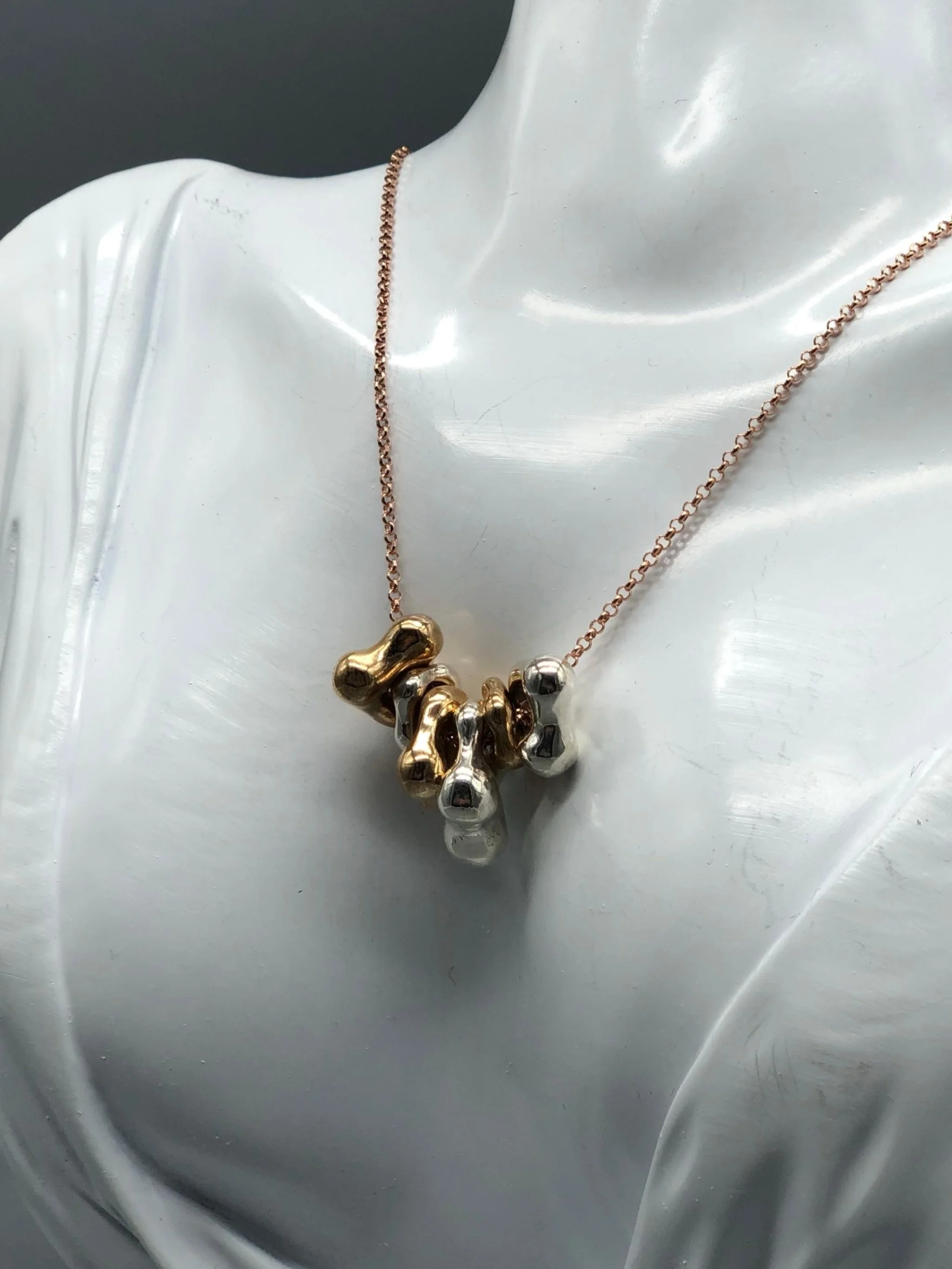 Mini, Medium & Maxi Pendants in Silver and Bronze