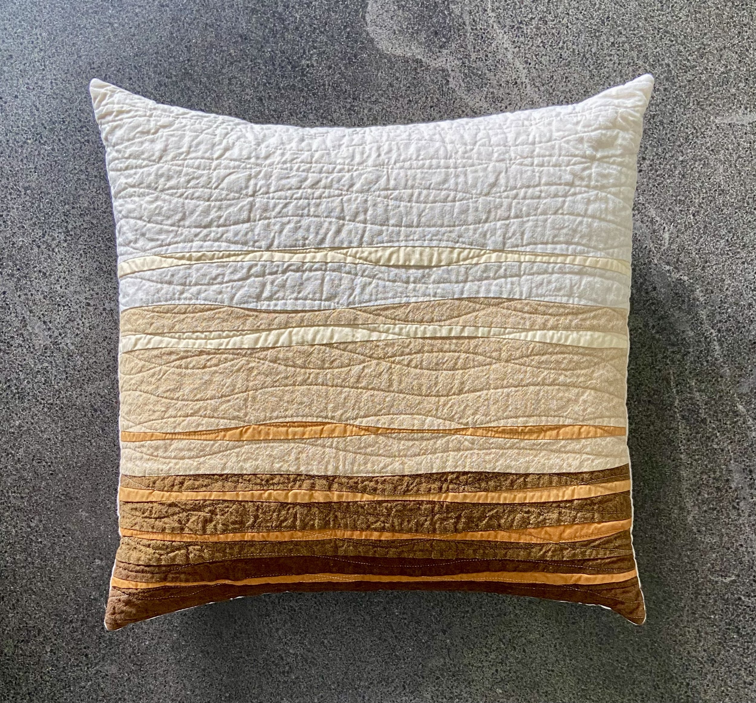 cotton/linen 20" x 20" ($60)