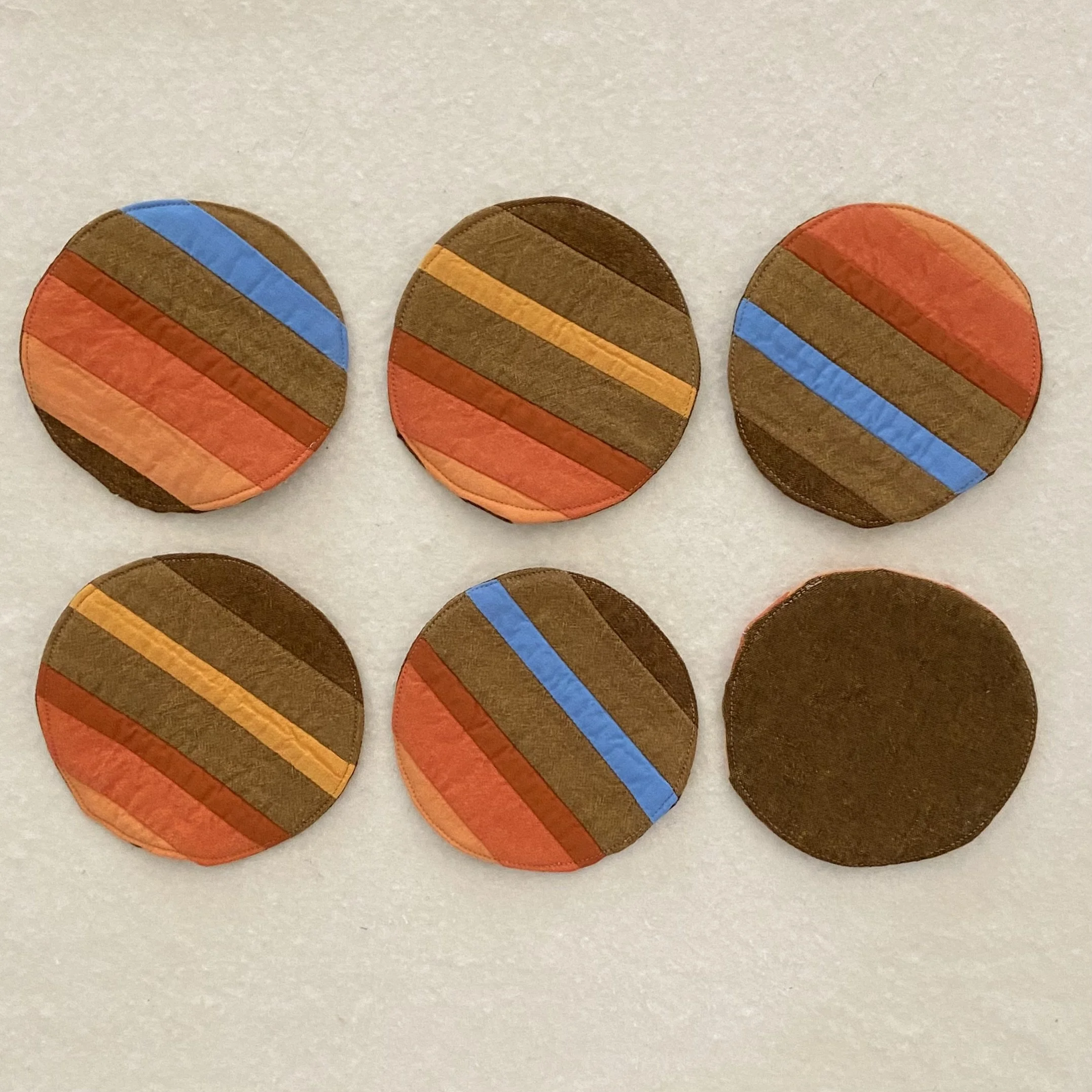 set of six coasters ($60)