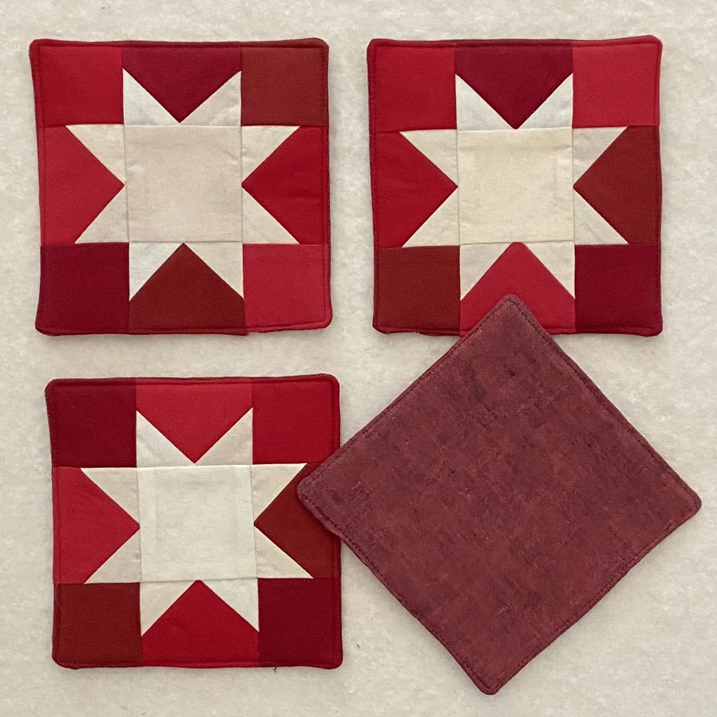 set of four coasters ($40)