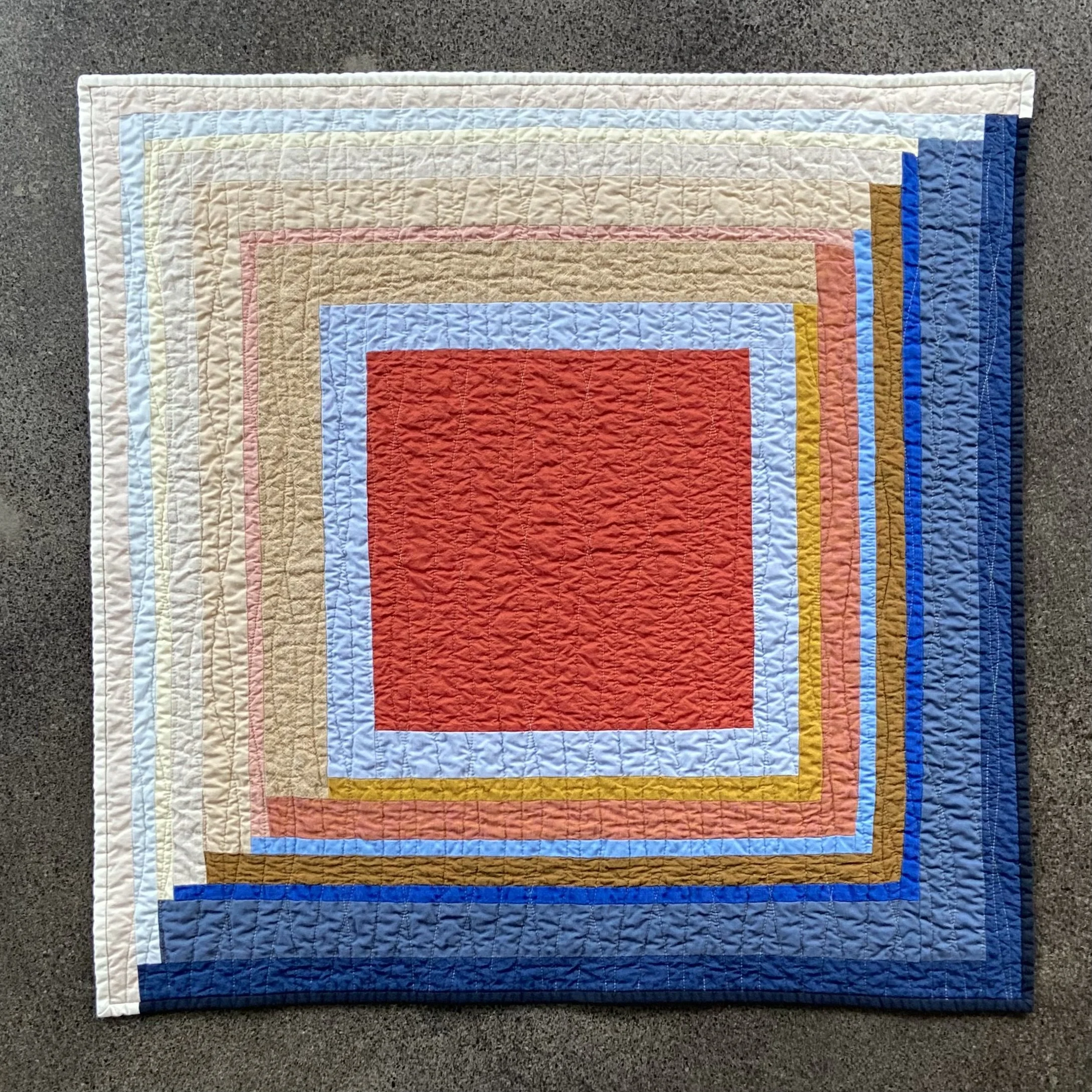 cotton/linen 28" x28"  ($130)