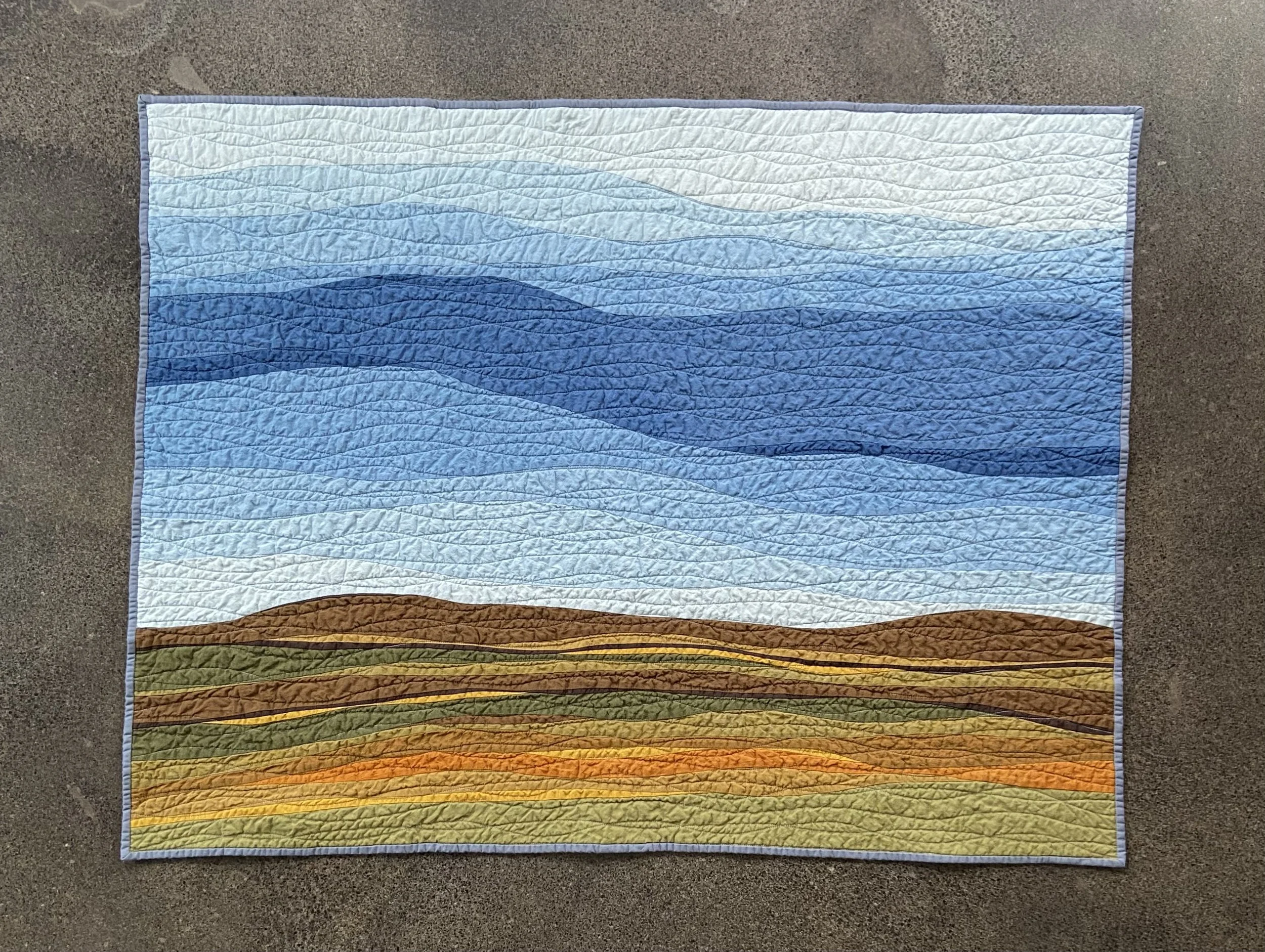 cotton/linen 32" x 41.5"  ($220)