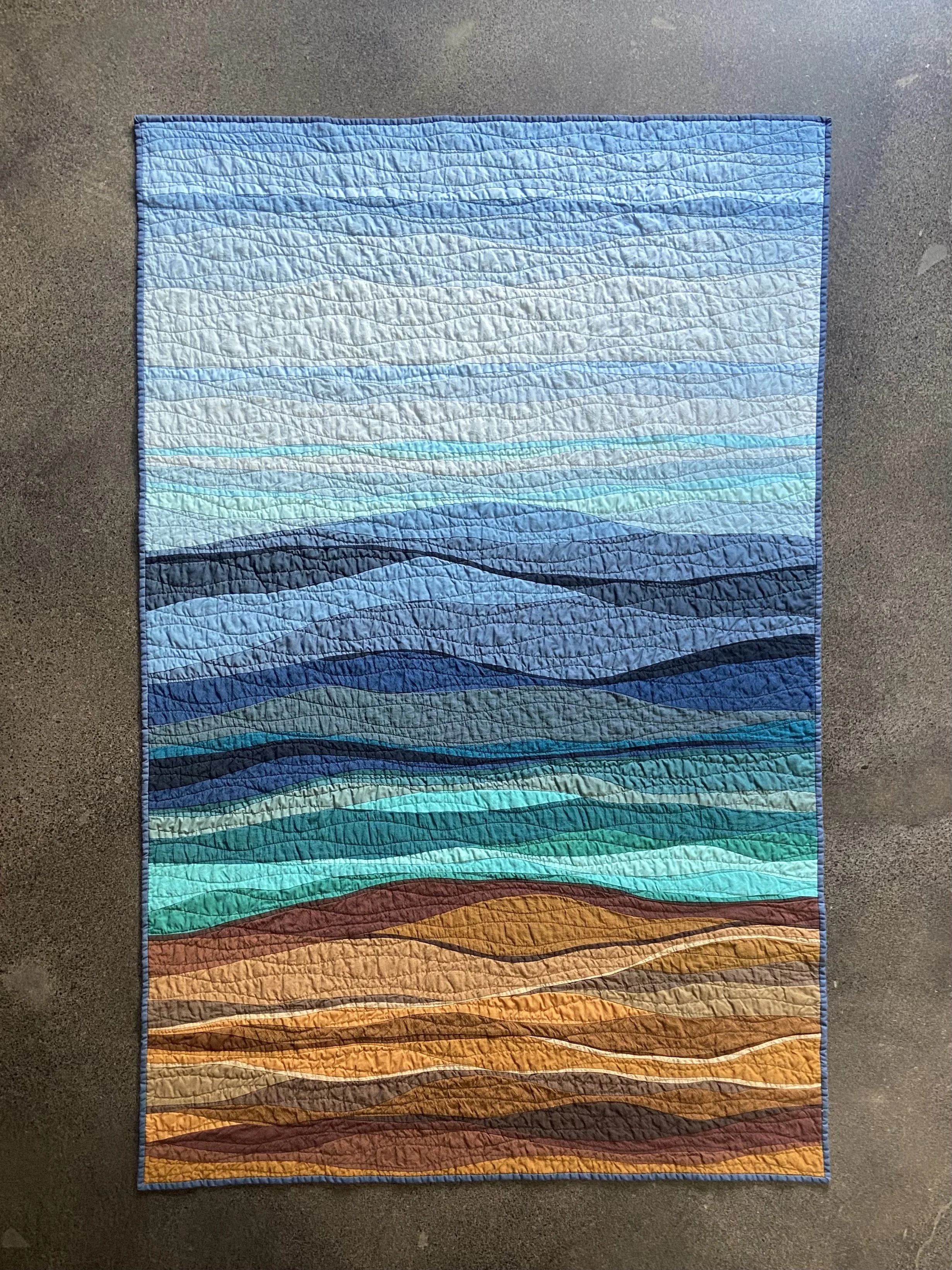 cotton 60" x 38"  ($350)