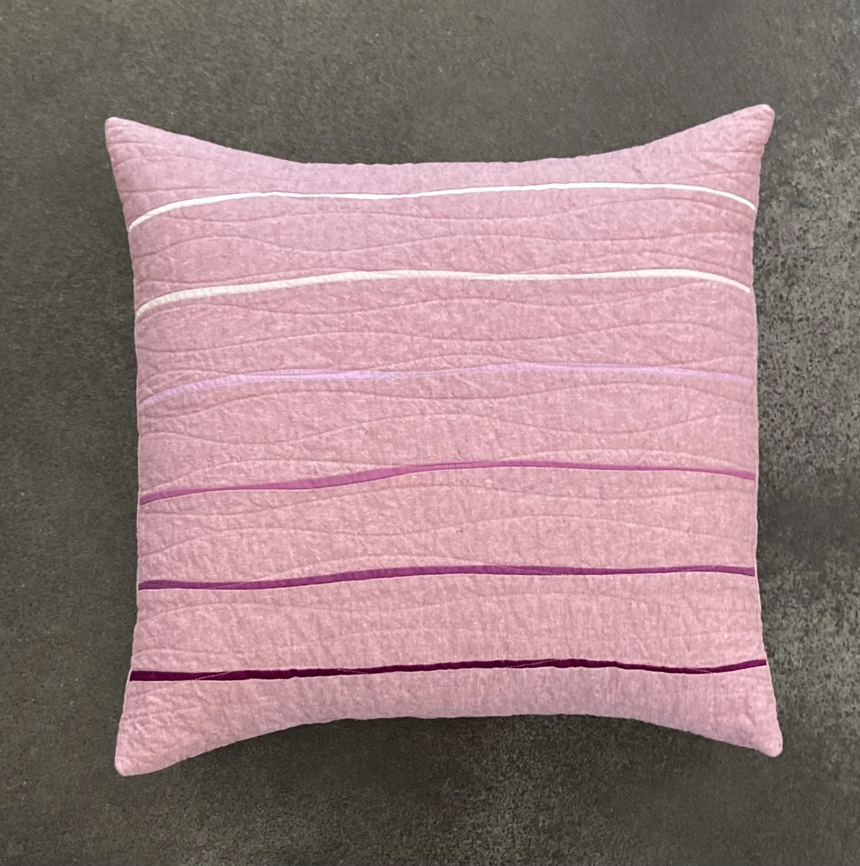 cotton/linen 20" x 20" ($60)