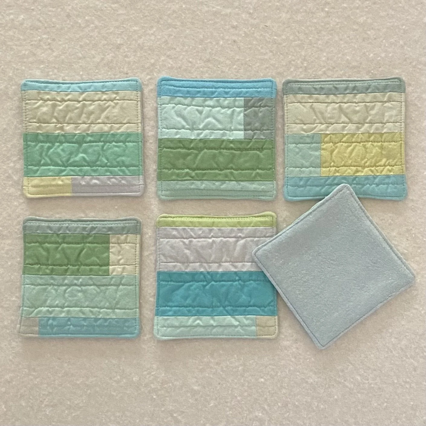 set of six coasters ($60)
