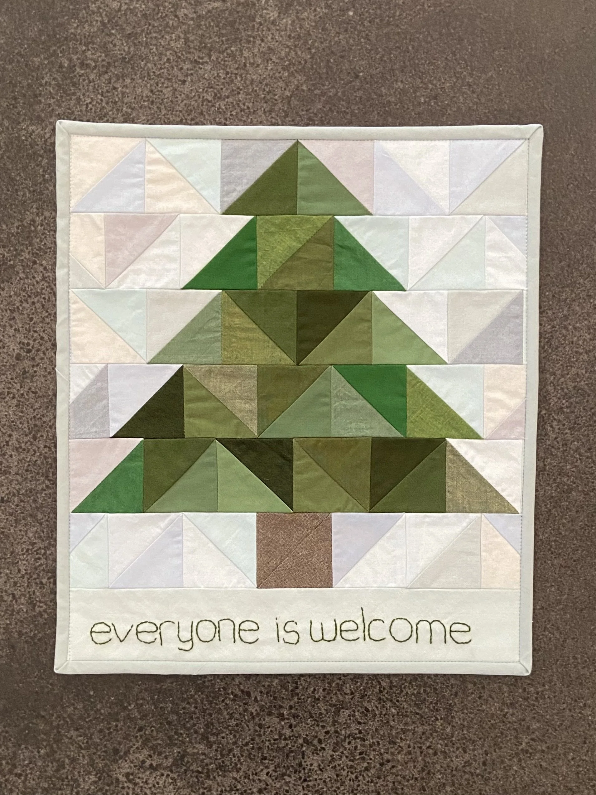 cotton sign 12.5" x 14.5" ($50)