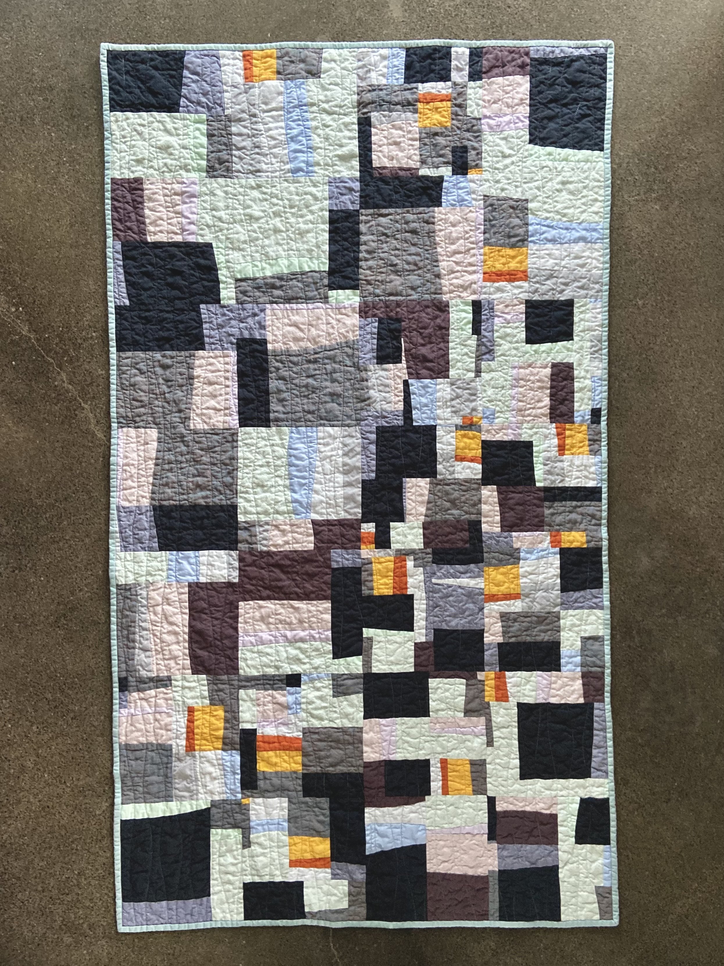 cotton/linen 52" x 30"  ($200)