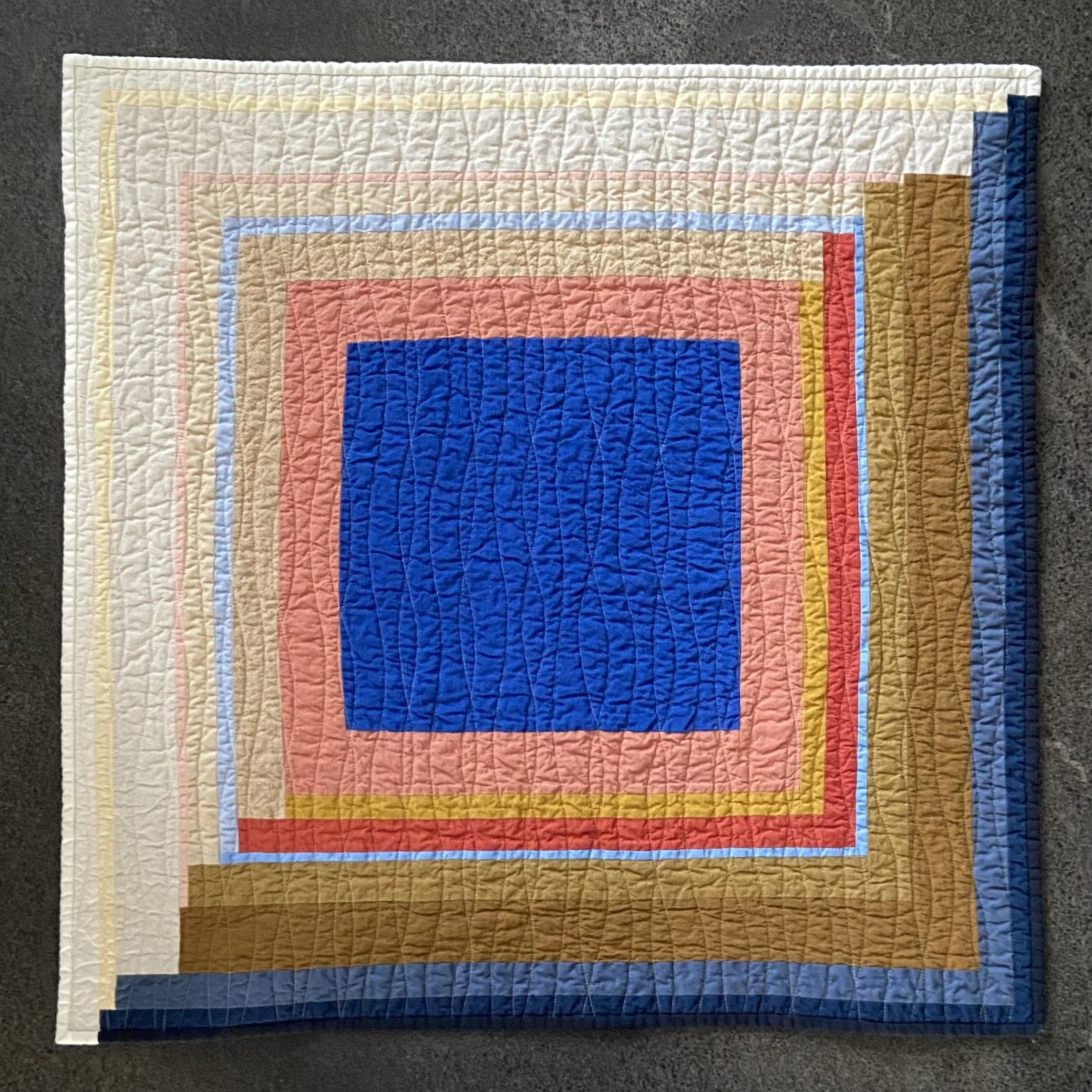 cotton/linen 28.5" x 28"  ($130)