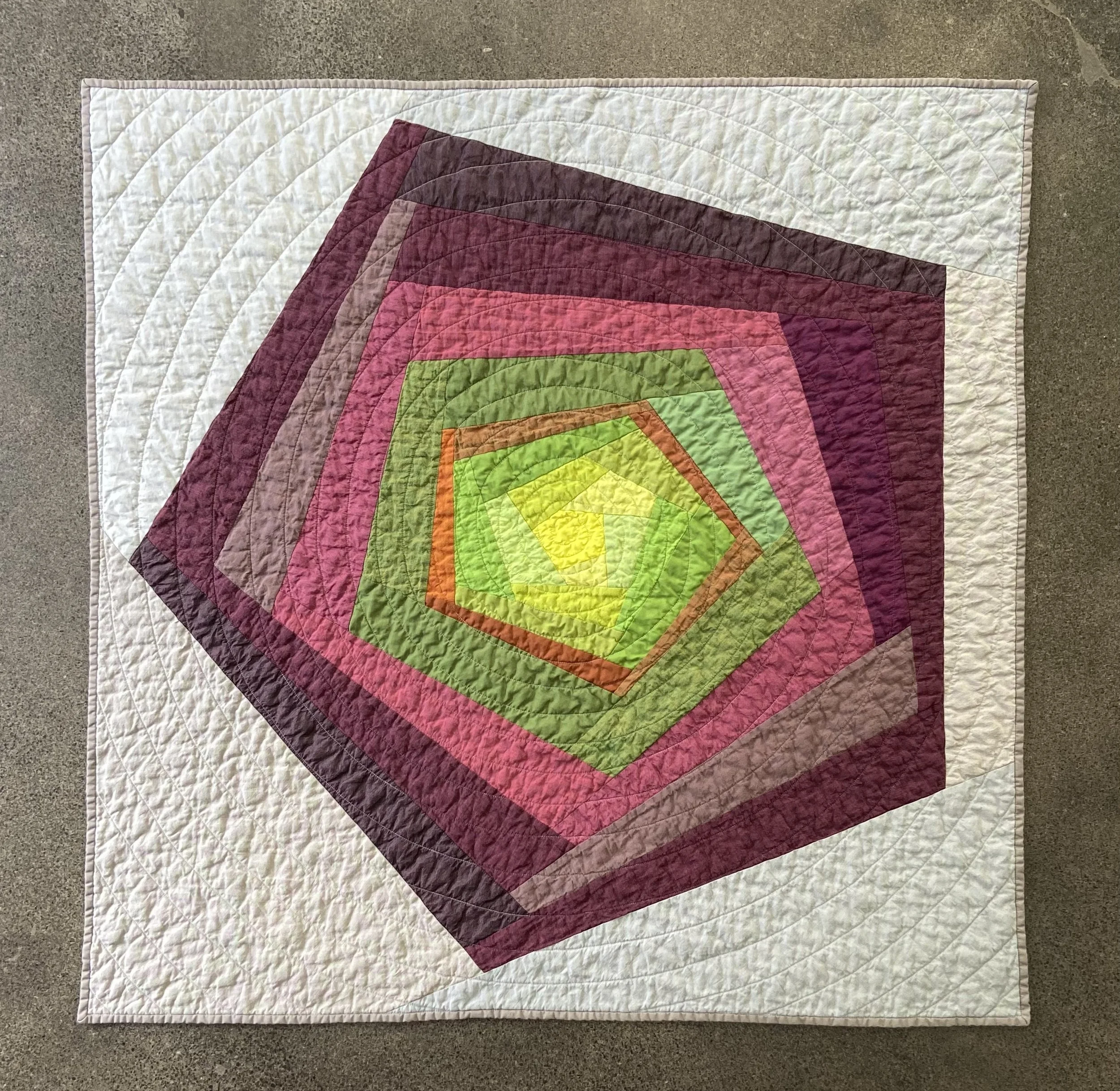 cotton 37" x 37" ($230)