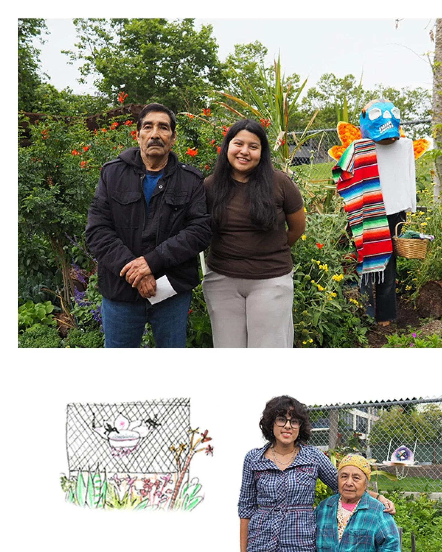 &quot;Our Elders:  Stories of Home&quot; is an intergenerational listening exchange culminating in a series of art installations at @cultivala1 's Westlake, Los Angeles community garden.  @ucdavis_laed undergraduate landscape architecture students in