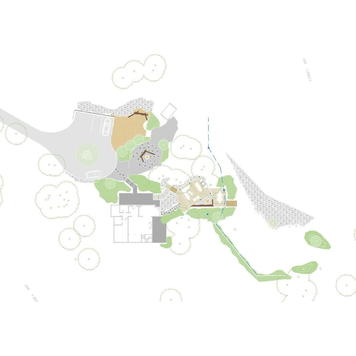 Final landscape design plan for a little music box amongst trees on a 3 acre property in Woodside, CA.  The trees dont need us but we need them.  Studio Moonya is a proud cadmonkey nerd.  All drafting &amp; rendering done in CAD.

#landscapearchitect