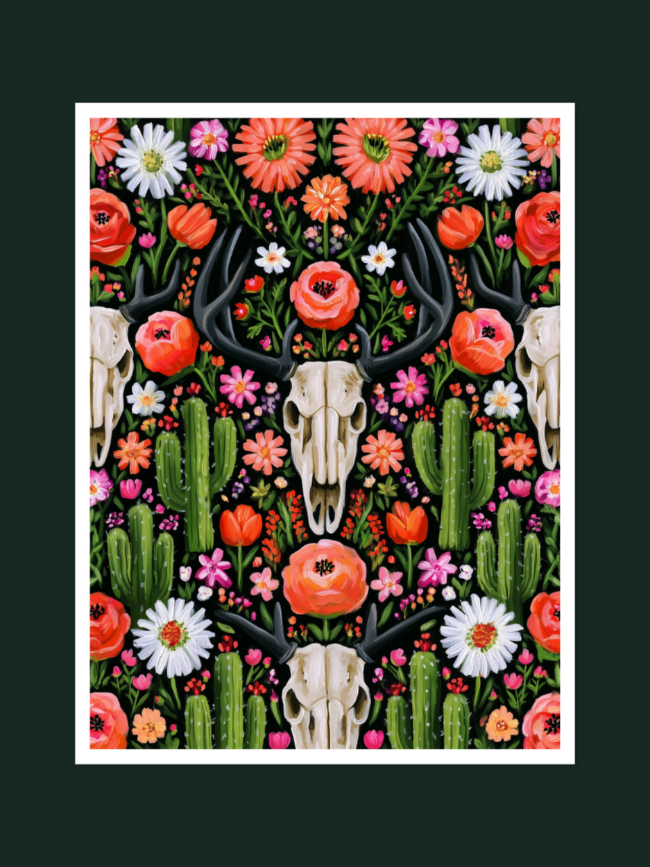 Skull Cacti 1254