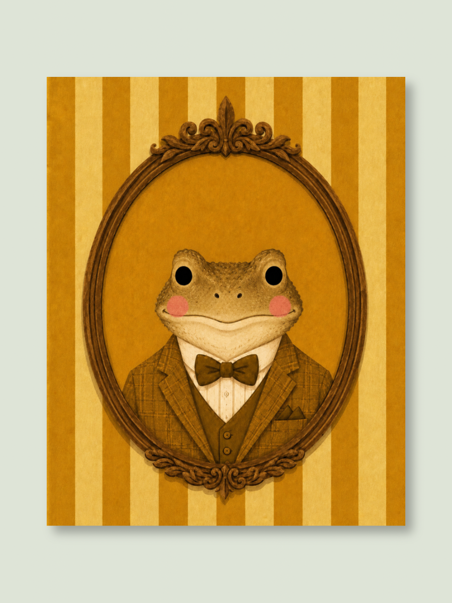 Woodland Hills Frog Print