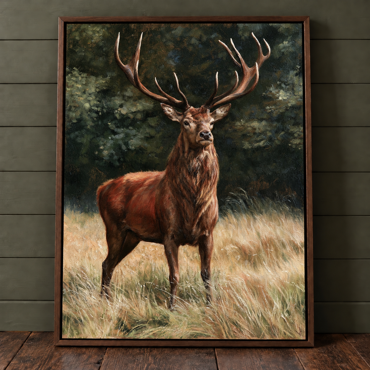 Golden Stillness Stag