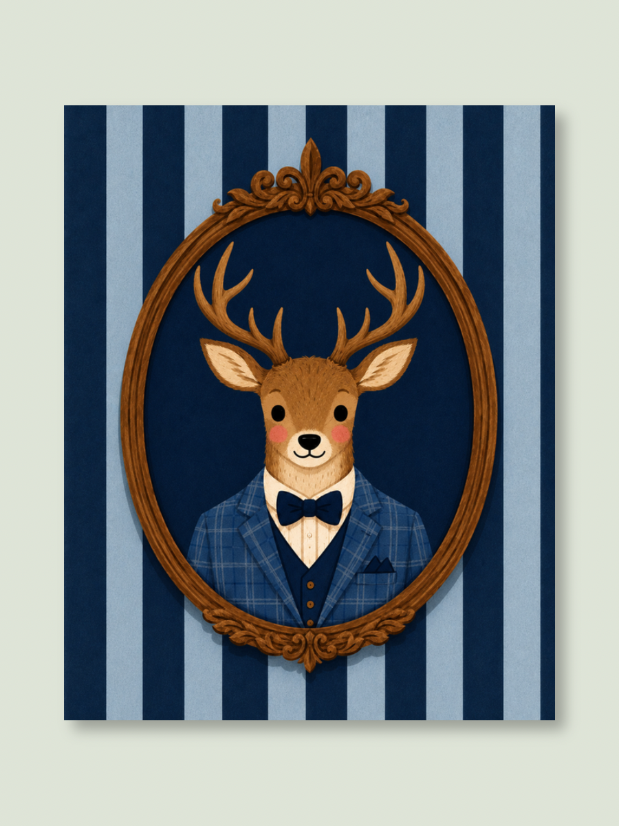 Woodland Hills Stag Print