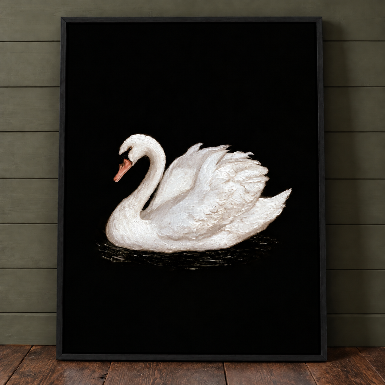 Gentle White Swan