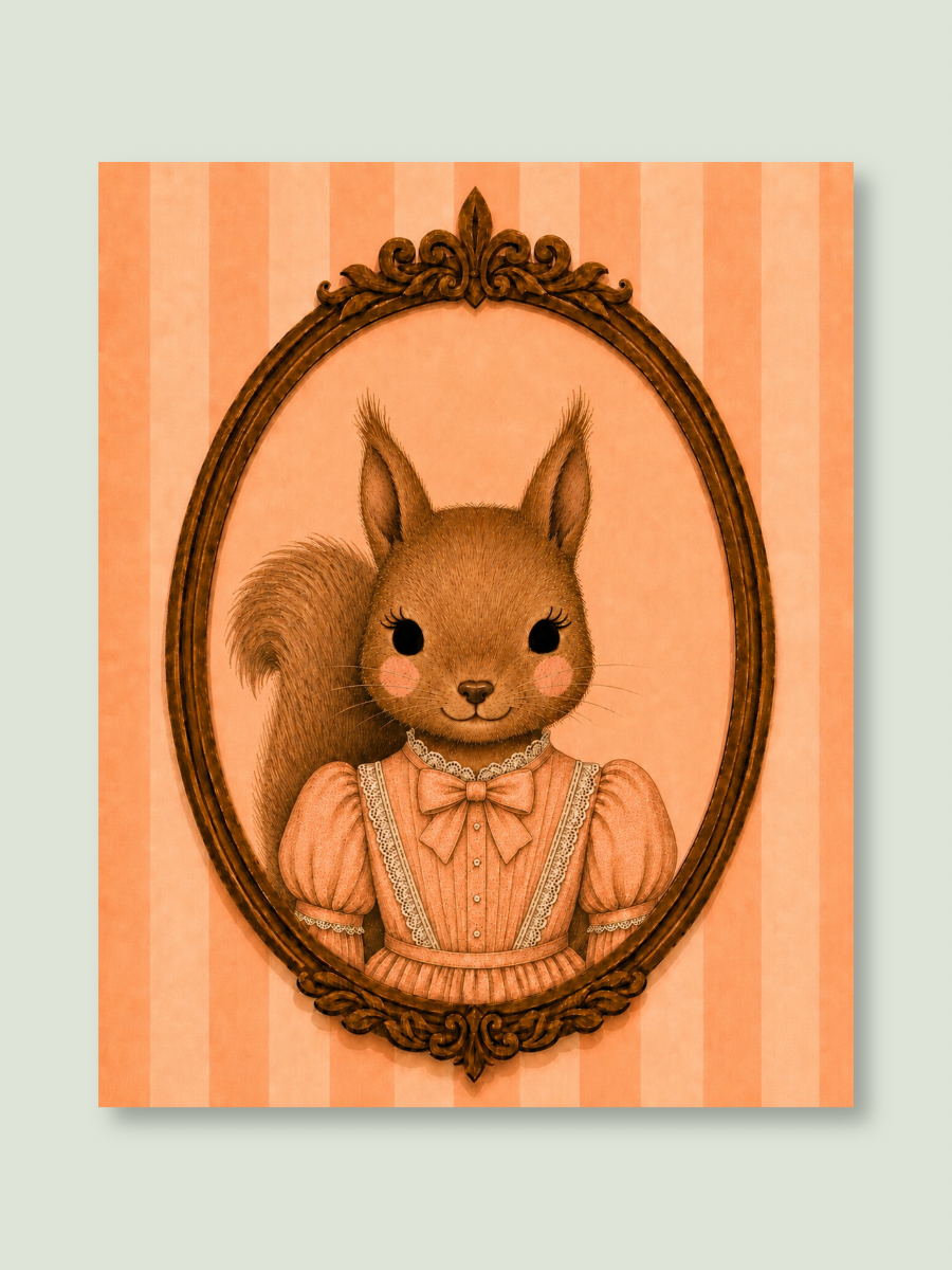 Woodland Hills Squirrel Print