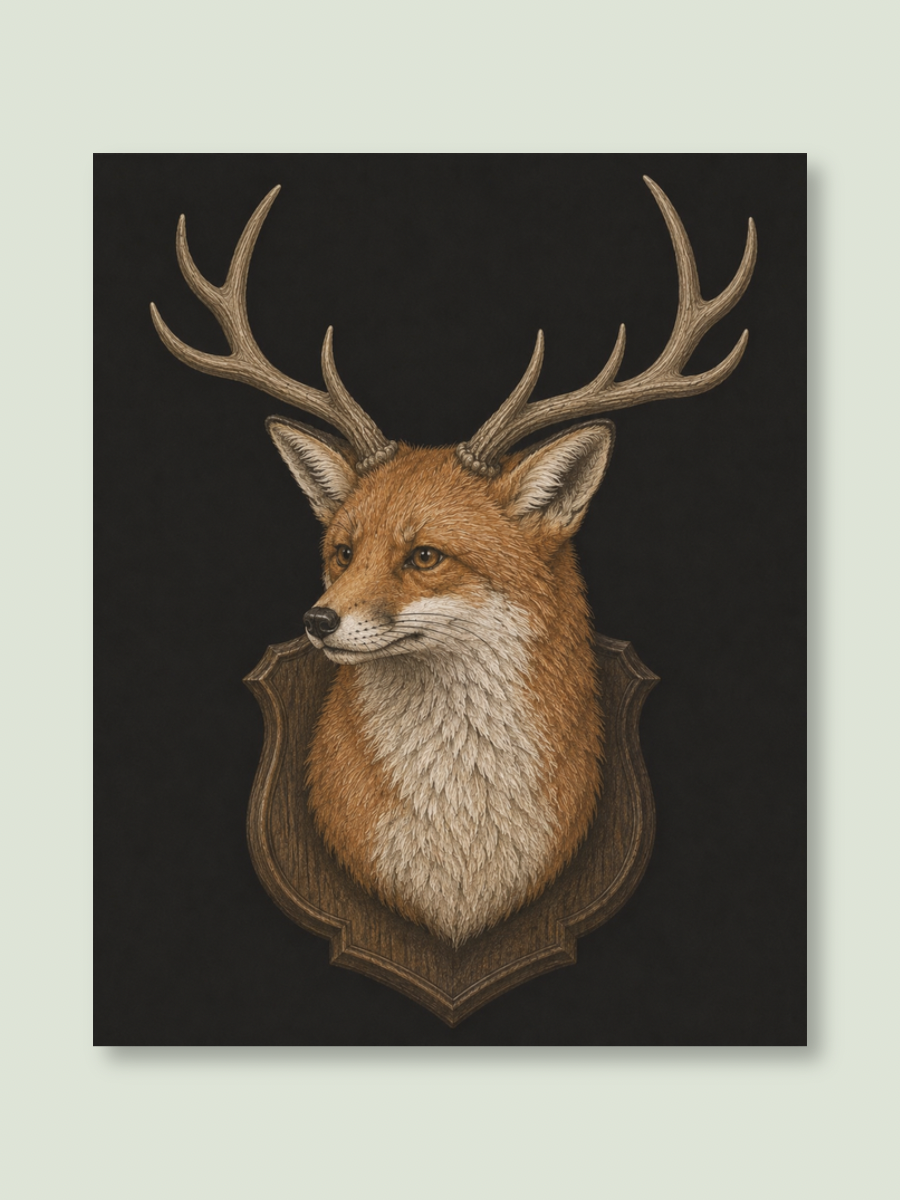 Extinct Fox Print