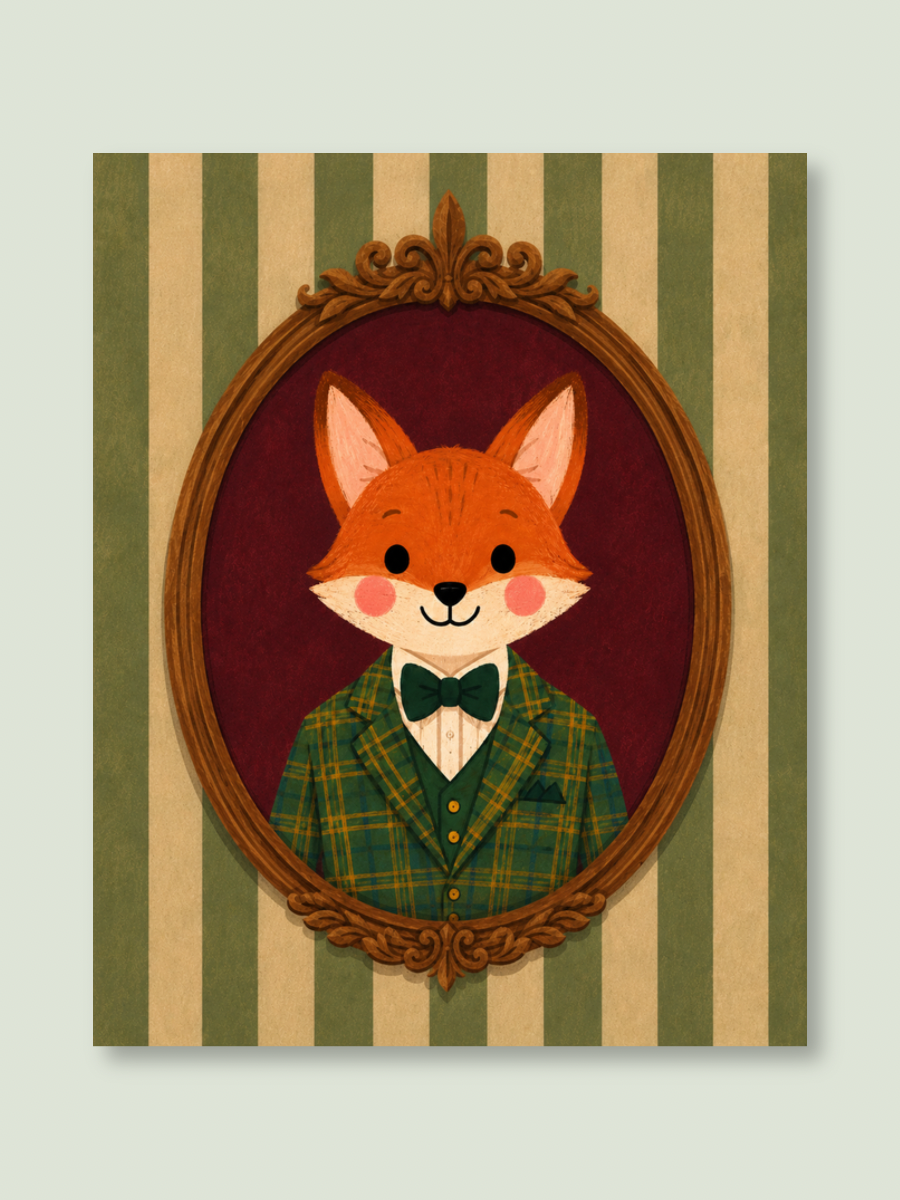 Woodland Hills Fox Print