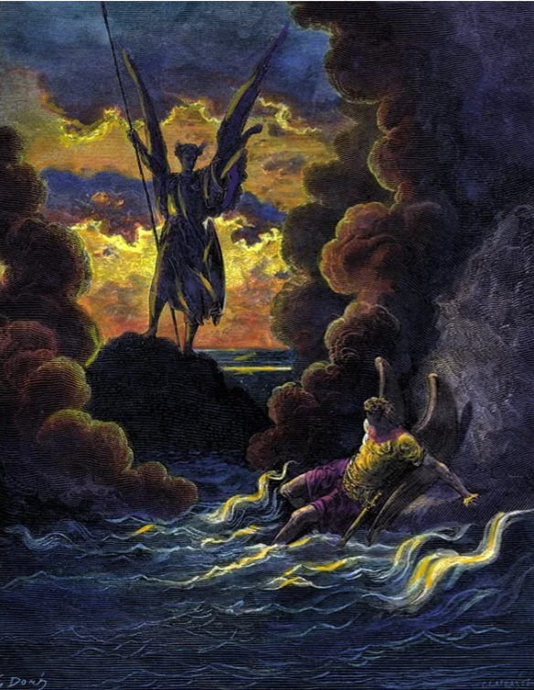 Doré Overpainting: "Archangel Rises"