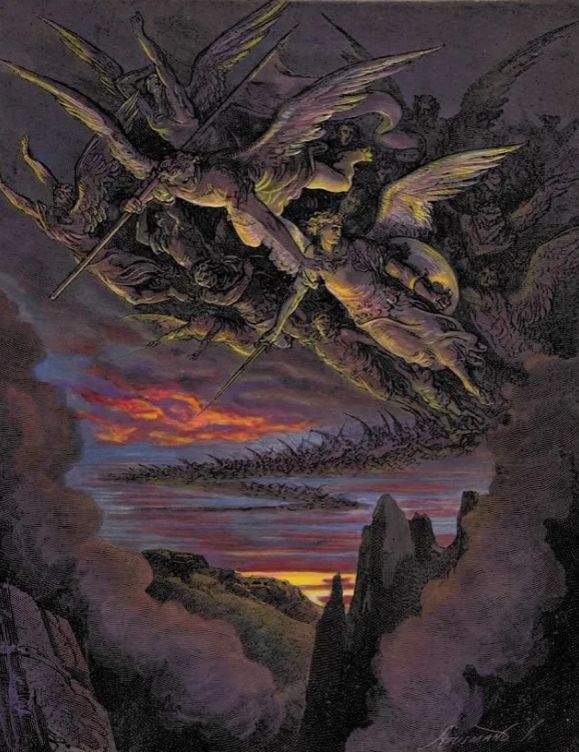 Doré Overpainting: "Legion of Angels"