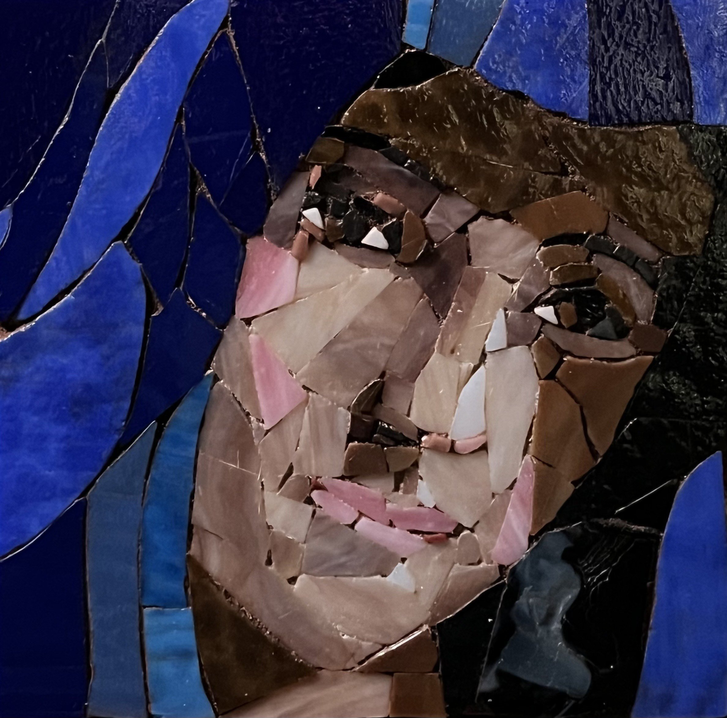 "Holy Mary's Silent Contemplation" Mosaic - Original