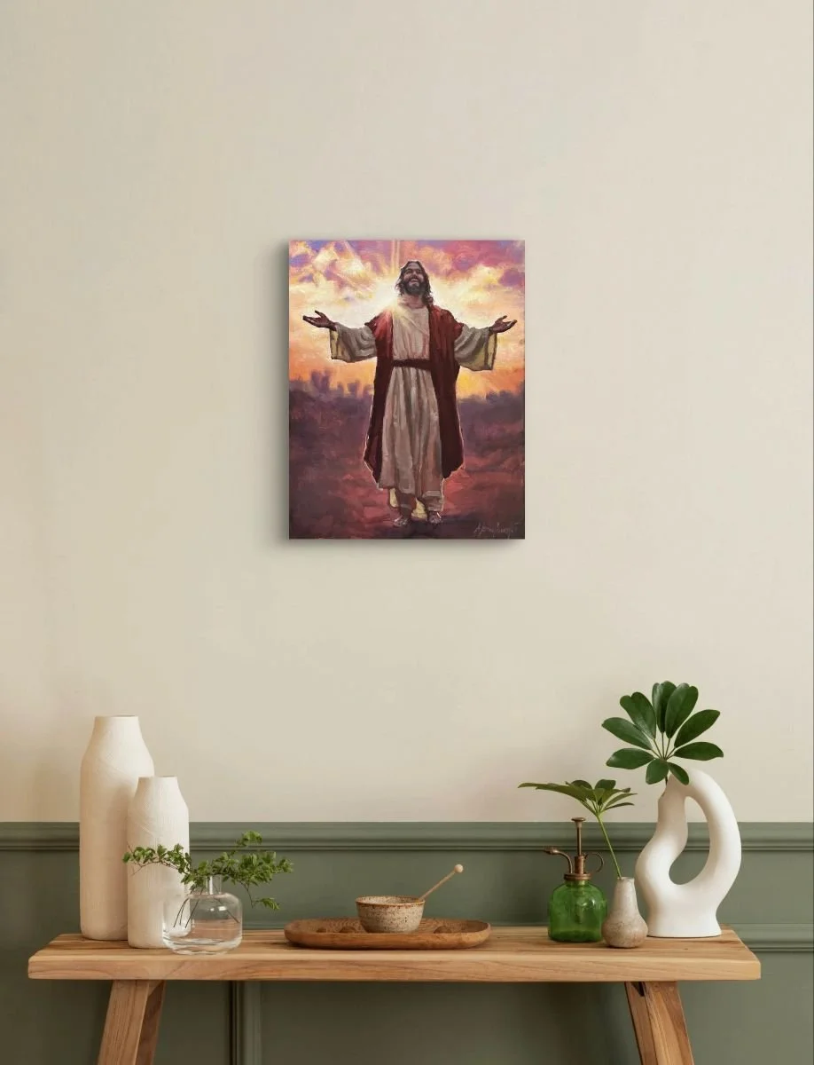 resurrected jesus painting on wall.jpg