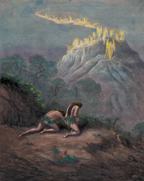 Doré Overpainting: "Heavenly Visit"