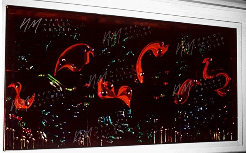 Window 2 - "Transpatent Reflections: Night Time"