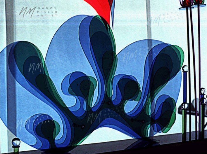 Windows #5: Detail of "Transpatent Reflections: Day Time"