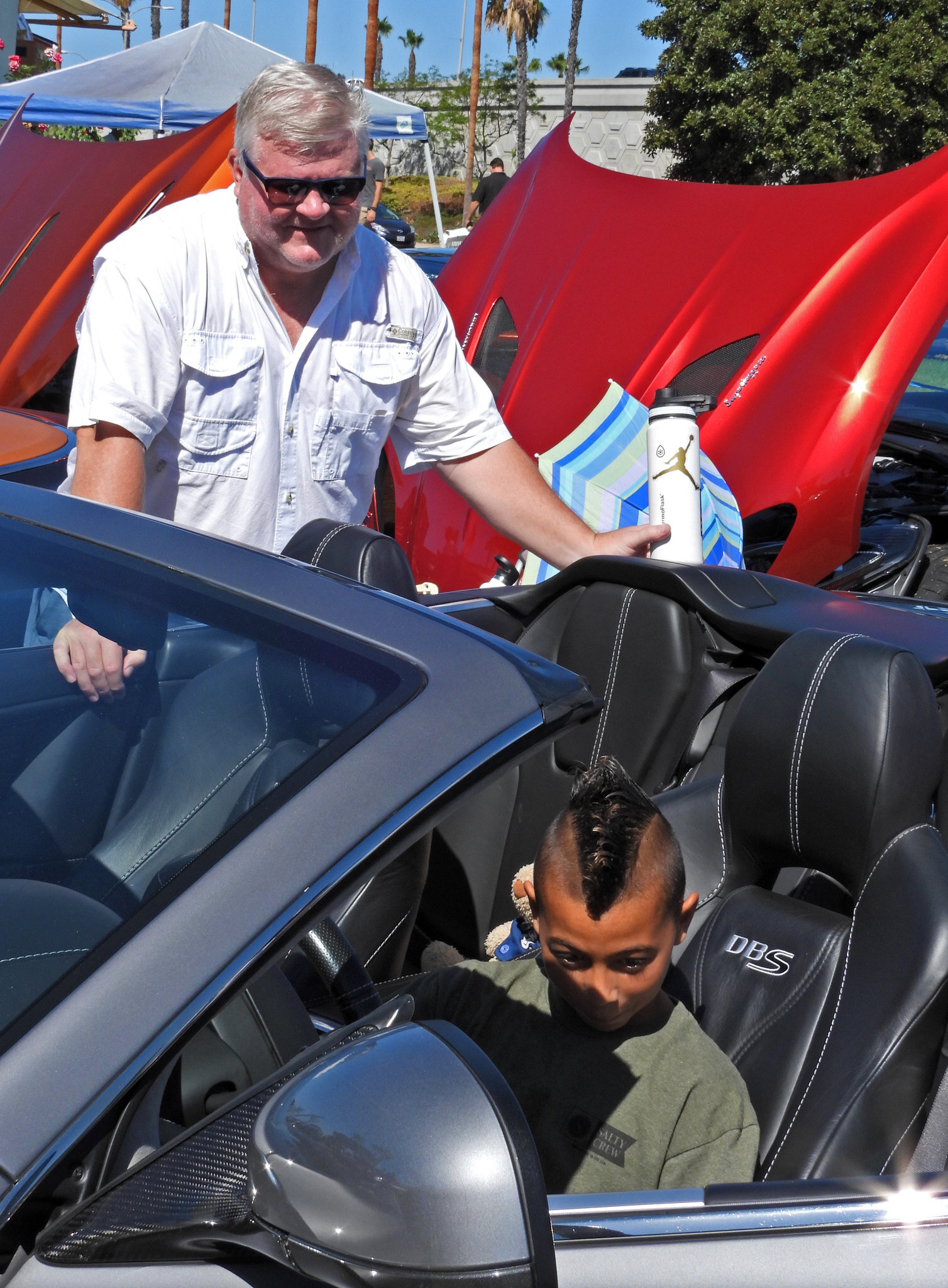 2022 09 British Car Day Keith R with DBS guest_1249