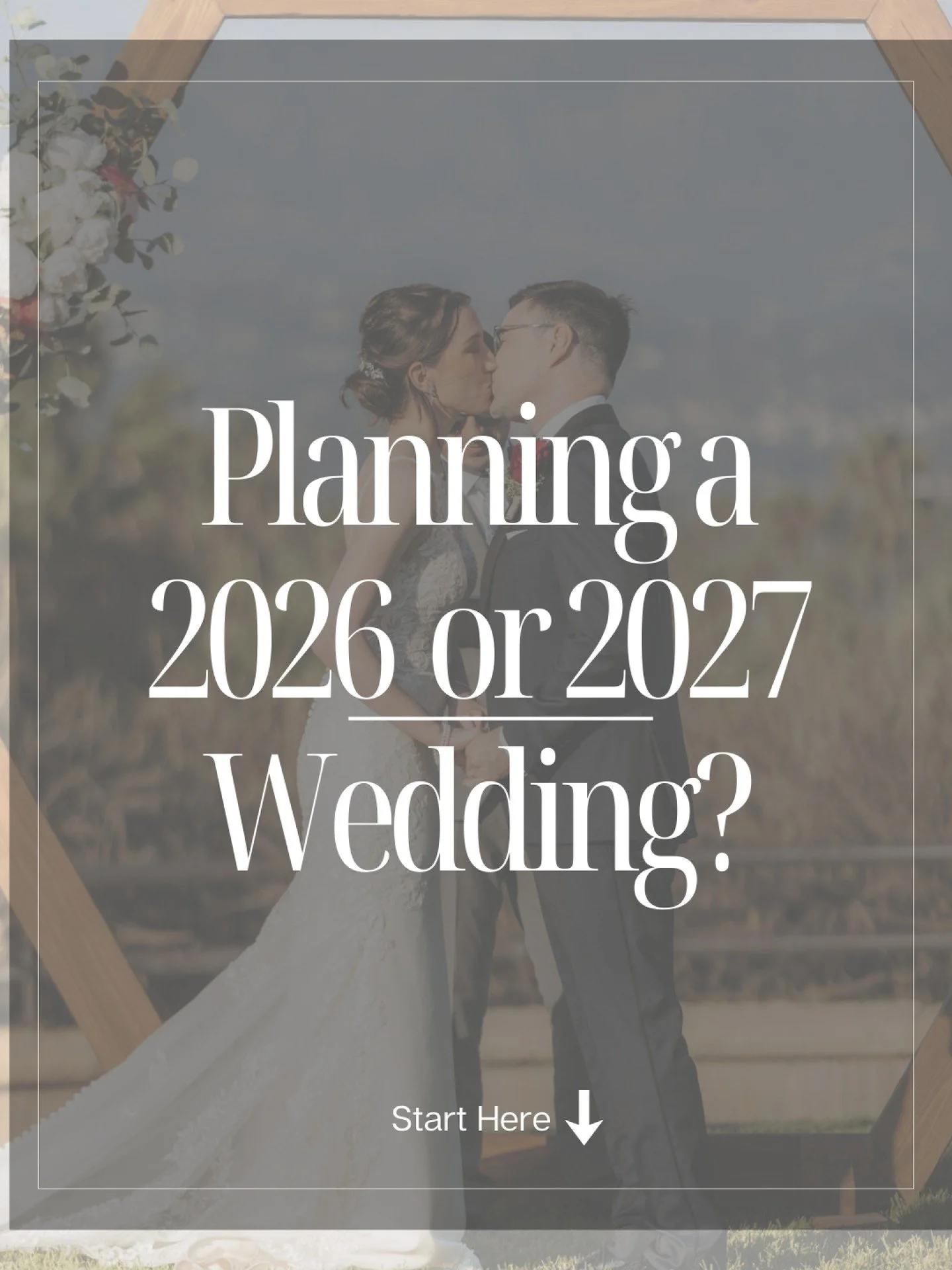 Planning a 2026 or 2027 wedding? Here's what you should start doing now!

1. Gather inspiration with intention. Save ideas, themes, colors - anything you like (and what you don't like). Inspiration should guide your decisions, not overwhelm them. Wha